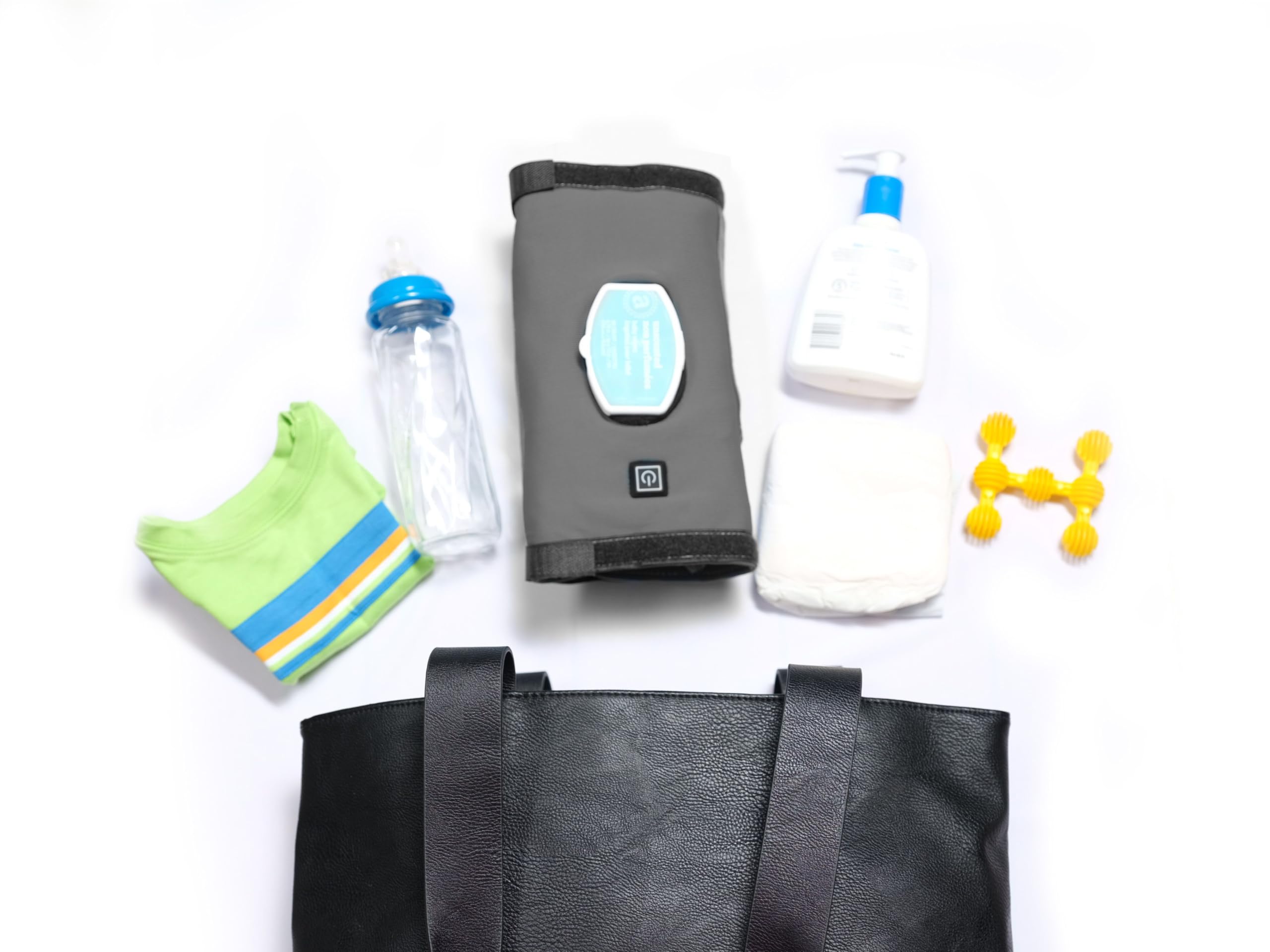 Jokari Adjustable Portable Baby Wipes Warmer Wrap. USB Rechargeable Multiple Heat Settings for Gentle Warmth. On the Go Heater Fits Most Diaper Bags for Easy Storage and Travel with Babies or Toddlers - Image 5