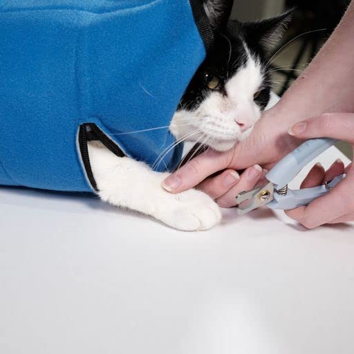 Jokari Animal Hugger Wrap Bag Carrier to Groom Cats, Pets, and Small Dogs or Kittens. Clip Nails, Brush Fur or Hair, Hold Furry Friends Snug and Safe. Great Grooming Restraint Kit for Pets or Groomers - Image 5