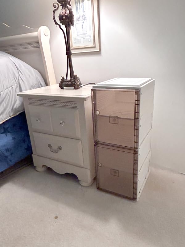 Jokari Set of 4 Collapsible, Stackable Shoe Storage Shelves, See-Through Doors. Holds 4 Pairs of Adult Shoes. Keep Closets and Entryways Tidy. Multi-Use Home Storage for Bedroom, Kitchen and More (4) - Image 8