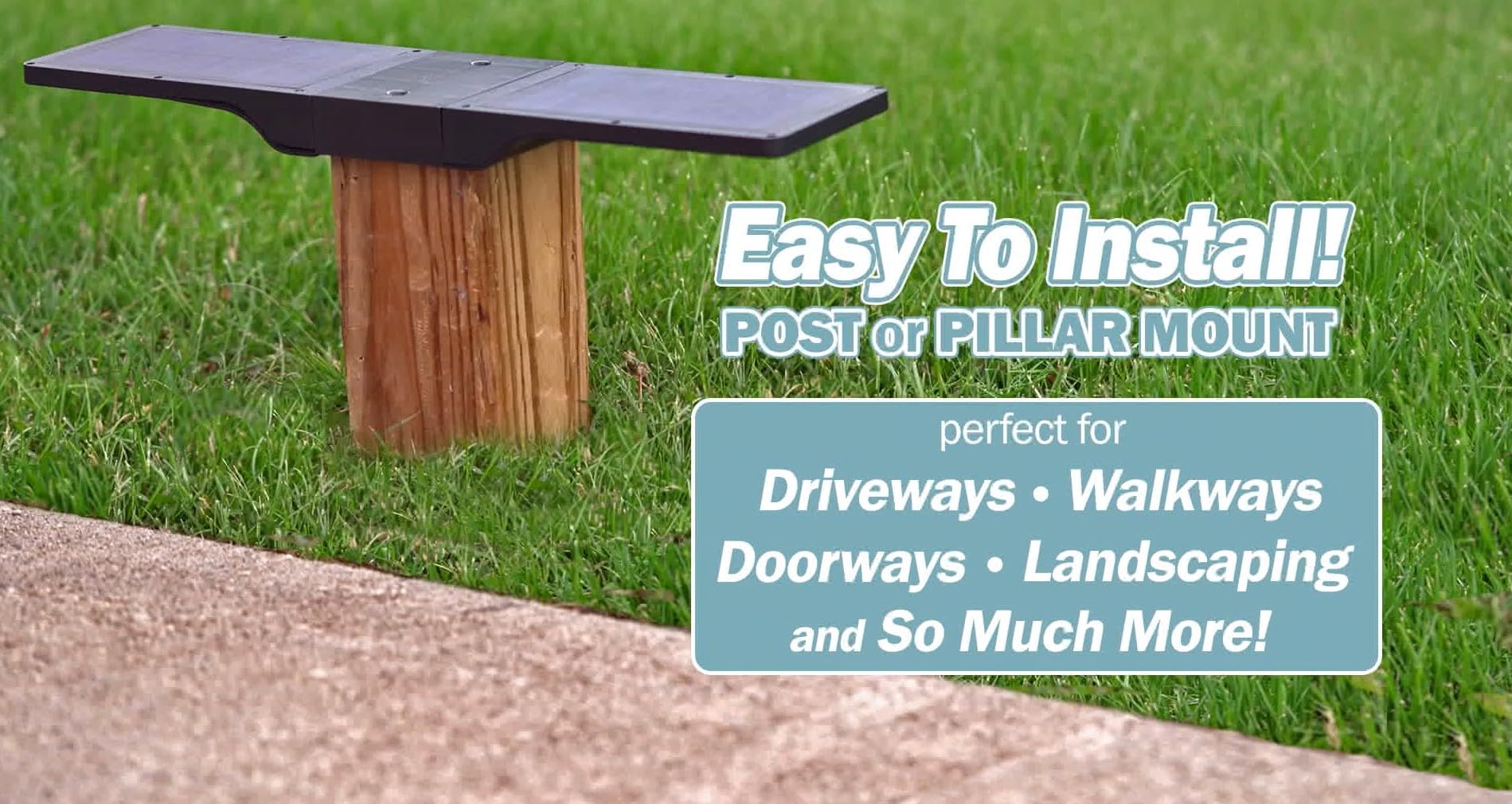 Jokari Solar Powered Motion Activated Walkway and Sign Illuminators 2 Pack. Efficiently Light Up Paths or Signage With Eco-Friendly Solar Energy and Intelligent Motion Sensing to Keep Your Family Safe - Image 4