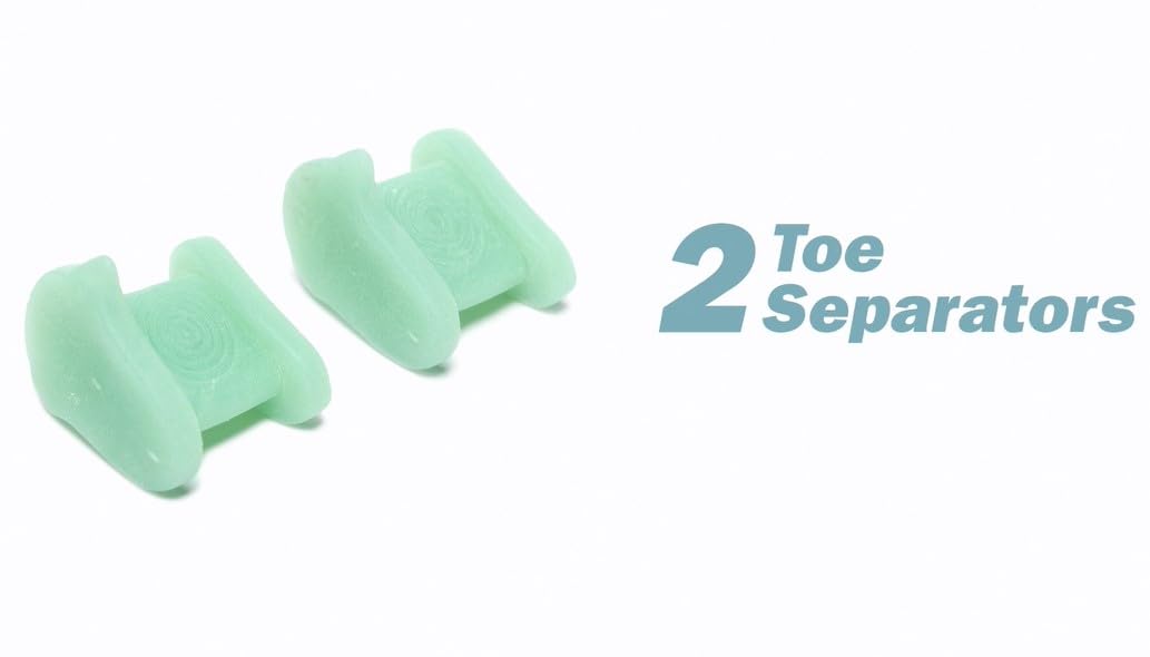 Jokari Stretchy Toe Covers, Separators and Bunion Protectors Sets for Instant Foot Pain Relief. Alleviate Bunions and Joint Rubbing, Comfortable and Flexible Fit, Ideal for Sore Feet Support (1) - Image 4