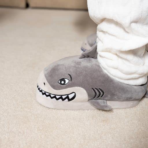 Jokari USB Rechargeable Heated Shark Slippers for Men, Women and Kids. Super Comfy Plush Electric Slippers with Non Slip, Water Resistant Soles, Foam Insole to Keep Feet and Toes Warm (Child M) - Image 5