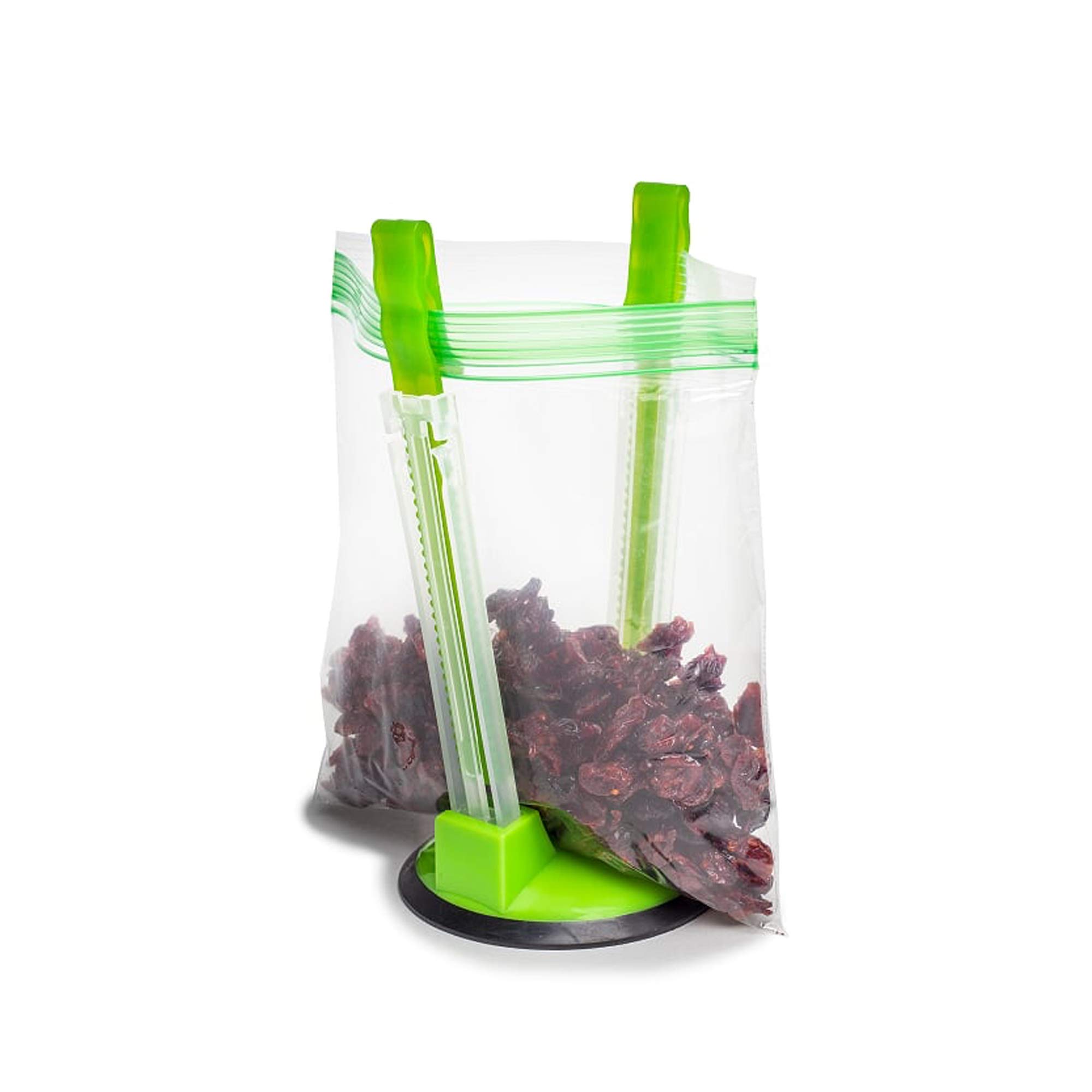 Original Jokari Adjustable Baggy Rack Stand 3 Pack. Prop Plastic Ziploc Freezer Storage Bags Open Hands Free to Pour Leftovers, Snacks and Meal Prep Ingredients With No Food Spills or Kitchen Mess. - Image 3